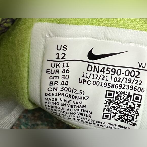 Nike Air Max Terrascape Plus Vivid Green Olive Aura DN4590-002 Mens Size 12 EUC - Picture 8 of 9